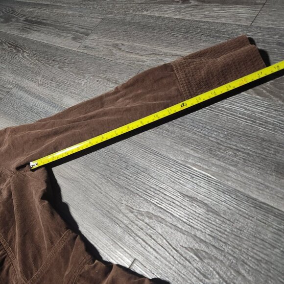 Vintage 90s preppy Cherokee military brown corduroy jacket with gold buttons - Picture 15 of 15